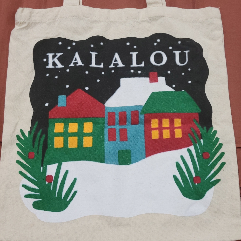 Kalalou Canvas Bag Winter Scene 🔥 HALF PRICE W/BUNDLE